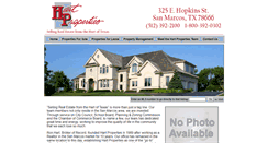 Desktop Screenshot of hart-properties.com