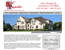 Tablet Screenshot of hart-properties.com